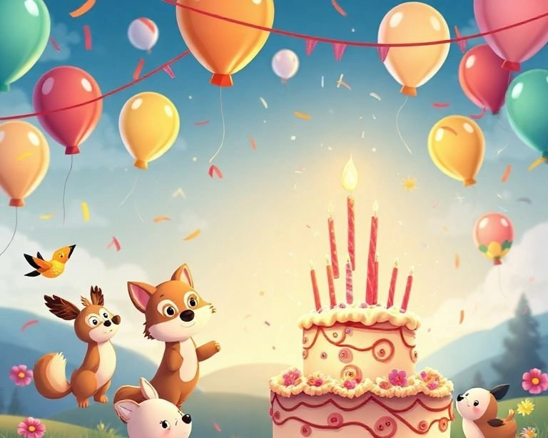 Kurtun Doğum Günü Şenliği Masalı Kurtun Doğum Günü Şenliği Masalı