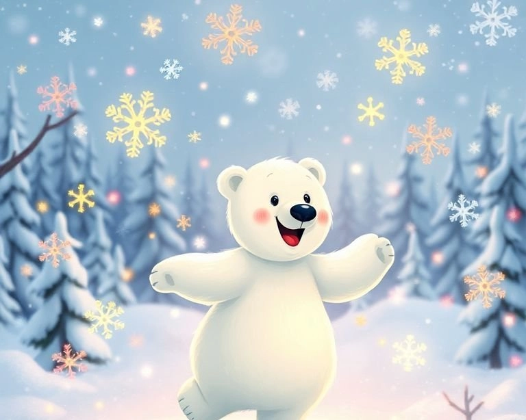 Kutup Ayısı ve Renkli Kar Taneleri Masalı Kutup Ayısı ve Renkli Kar Taneleri Masalı