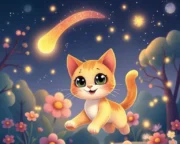 Kuyruklu Yıldızın Peşindeki Kedi Masalı Kuyruklu Y