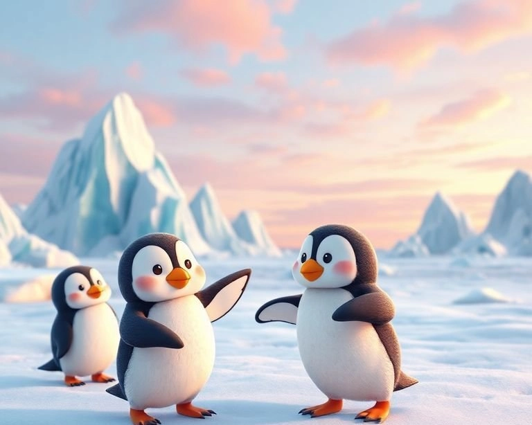 Kuzey Rüzgarının Dansı: Güney Kutbu Pengueni Masalı Kuzey Rüzgarının Dansı: Güney Kutbu Pengueni Masalı
