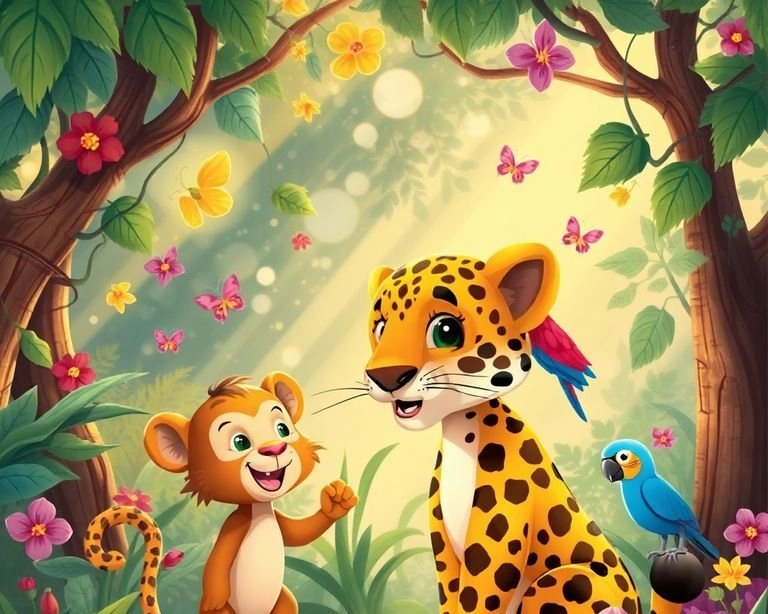 Leoparın Arkadaşlık Bağı Masalı Leoparın Arkadaşlık Bağı Masalı