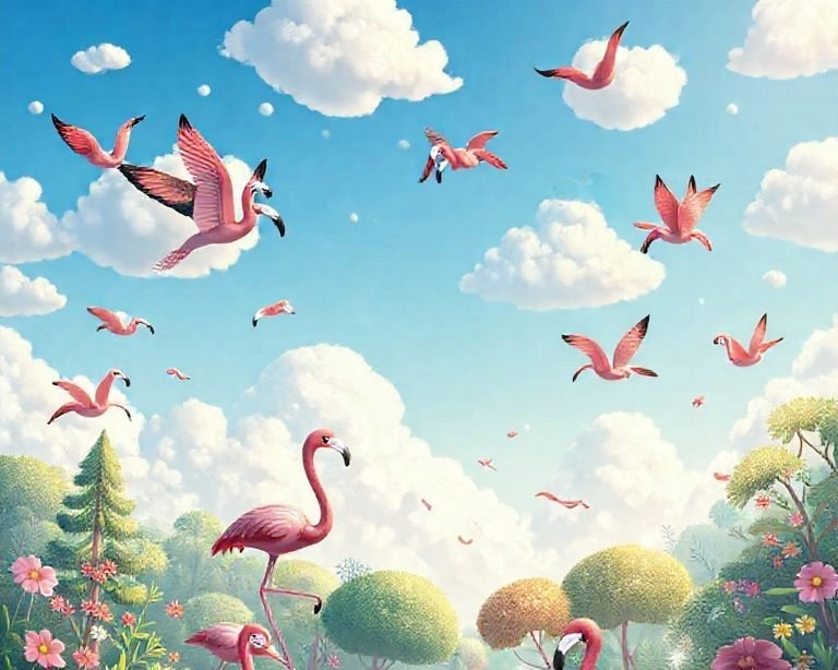 Minik Flamingo'nun Büyük Hayali Masalı Minik Flamingo'nun Büyük Hayali Masalı