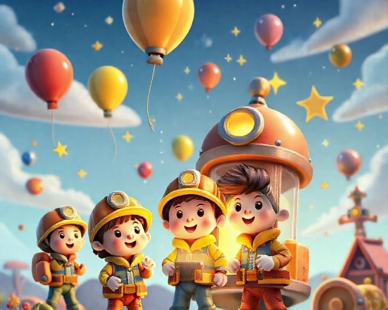 Minik Mühendislerin Harika Heyecanı Masalı Minik Mühendislerin Harika Heyecanı Masalı