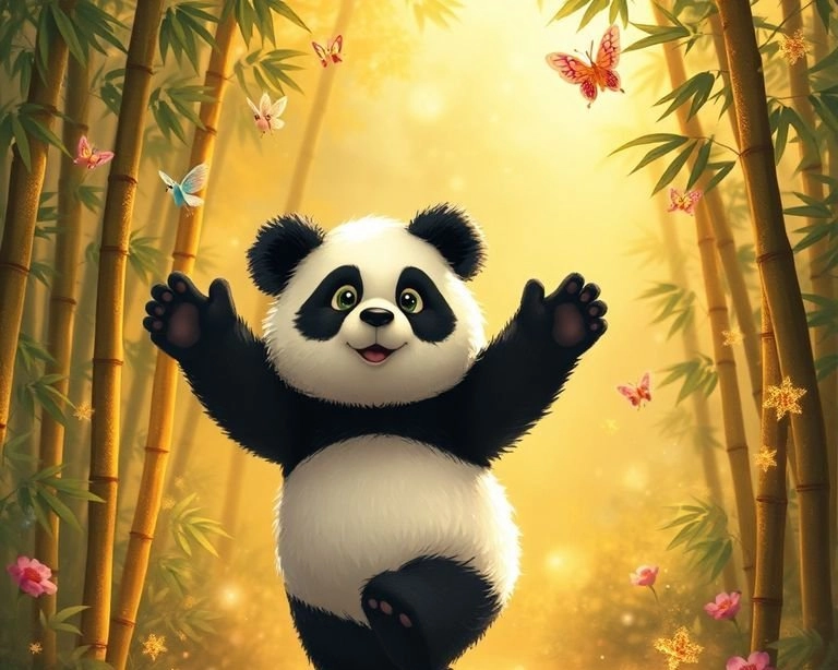 Panda ve Altın Bambu Ormanı Masalı