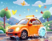 Parlayan Jantlar ve Oto Yıkama Sihiri Masalı Parlayan Jantlar