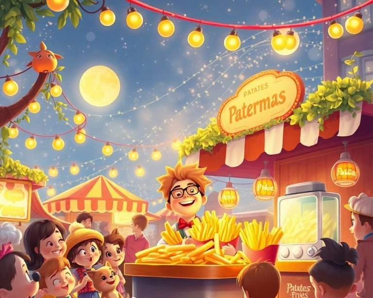 Patates Kızartması Satıcısının Serüveni Masalı Patates Kızartması Satıcısının Serüveni Masalı