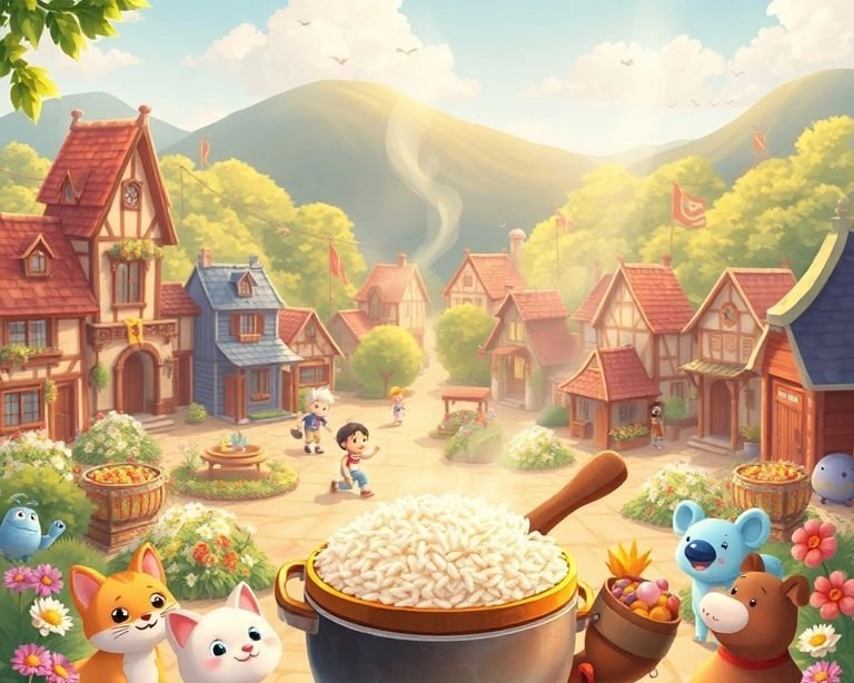 Pilavcı ve Mutlu Köy Masalı Pilavcı ve Mutlu Köy Masalı