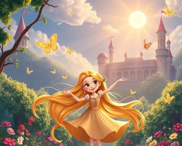 Saçların Dansı: Rapunzel'in Destanı Masalı Saçların Dansı: Rapunzel'in Destanı Masalı