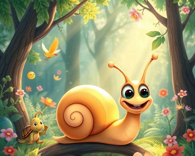 Salyangozun Macera Dolu Yolculuğu Masalı