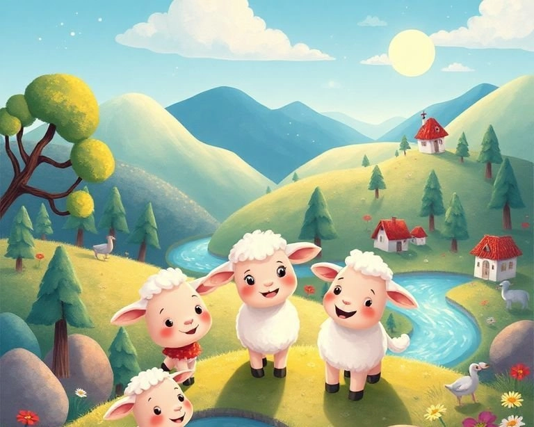 Şefkatli Kuzucuk ve Arkadaşları Masalı Şefkatli Kuzucuk ve Arkadaşları Masalı