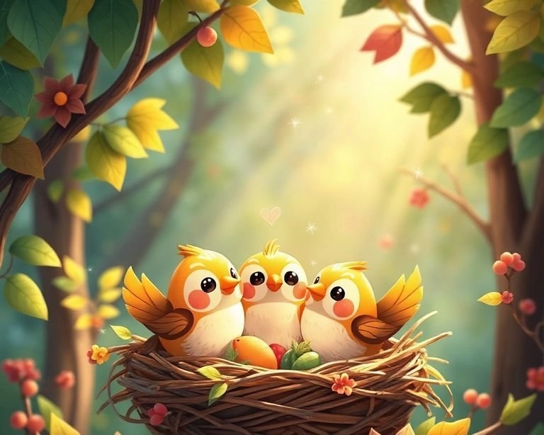 Sevgi Dolu Kuş Yuvası Masalı Sevgi Dolu Kuş Yuvası Masalı