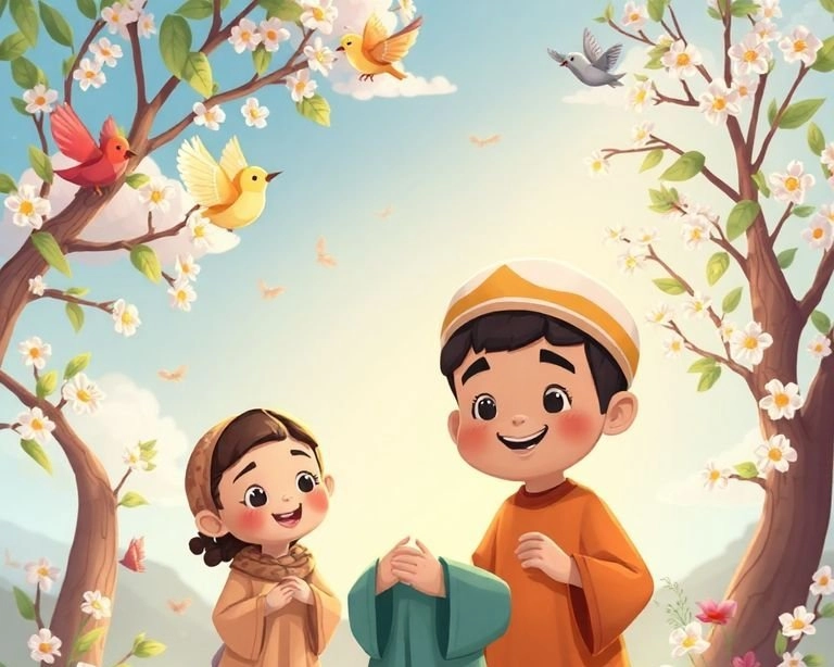 Tevazu ve İyilik: Hz. Ebubekir'in Hikayesi Masalı Tevazu ve İyilik: Hz. Ebubekir'in Hikayesi Masalı