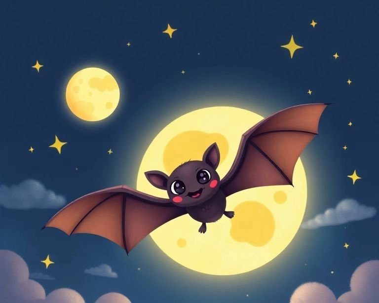 Yarasa ve Ay Işığı Yolculuğu Masalı Yarasa ve Ay Işığı Yolculuğu Masalı