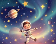 Yıldızlarla Dans Eden Astronot Çocuk Masalı Y ld