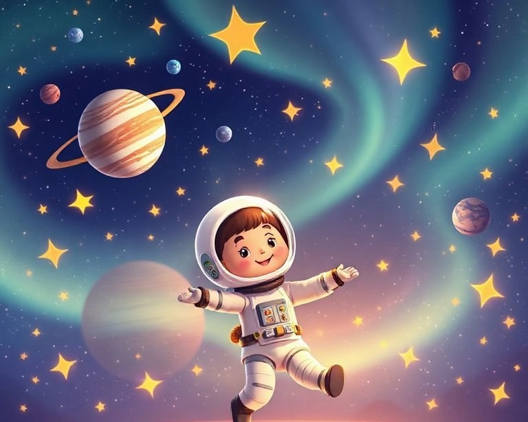 Yıldızlarla Dans Eden Astronot Çocuk Masalı Yıldızlarla Dans Eden Astronot Çocuk Masalı
