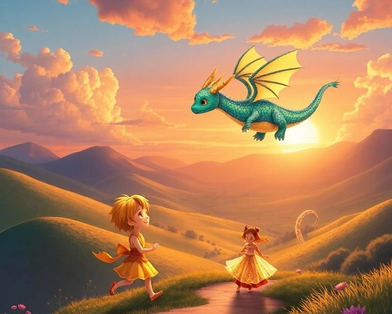 Altın Çocuk ve Ejderha Yolculuğu Masalı Altın Çocuk ve Ejderha Yolculuğu Masalı