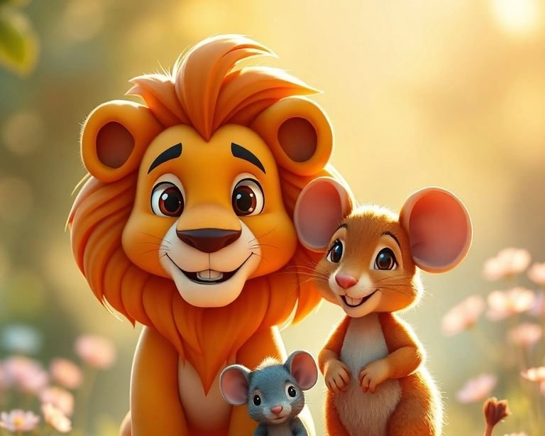 Aslan ile Fare: Yardımseverlikin Büyüklüğü Aslan ile Fare: Yardımseverlikin Büyüklüğü