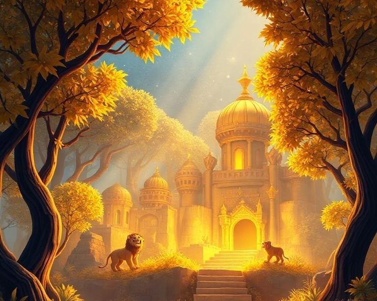 Aslanın Altın Krallığı Masalı