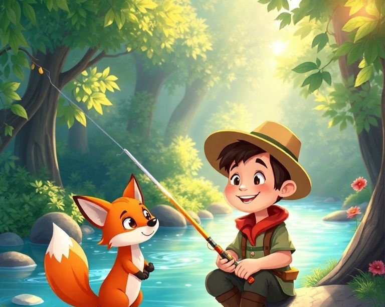 Balıkçı Kurnaz Tilki ile Karşılaşıyor Masalı Balıkçı Kurnaz Tilki ile Karşılaşıyor Masalı