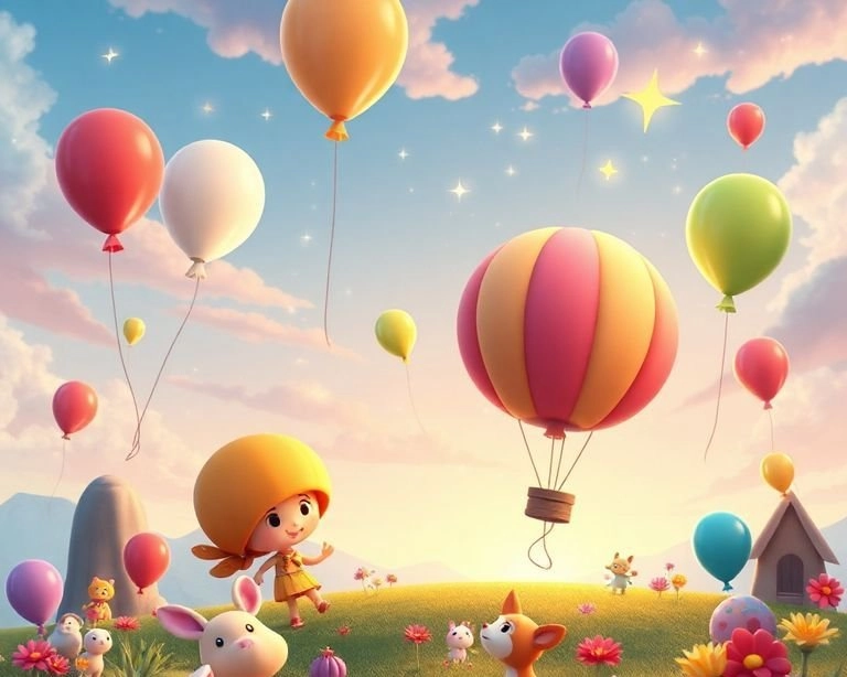 Baloncunun Renkli Dünyası Masalı Baloncunun Renkli Dünyası Masalı