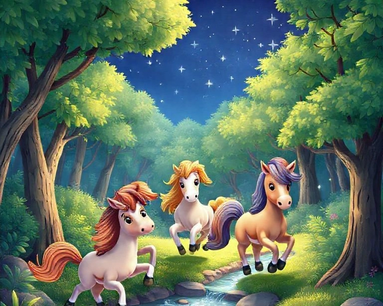 Büyülü Ormanın Hızlı Atları: Masalı