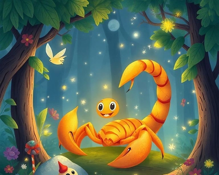 Cesur Akrep ve Büyülü Orman Masalı Cesur Akrep ve Büyülü Orman Masalı