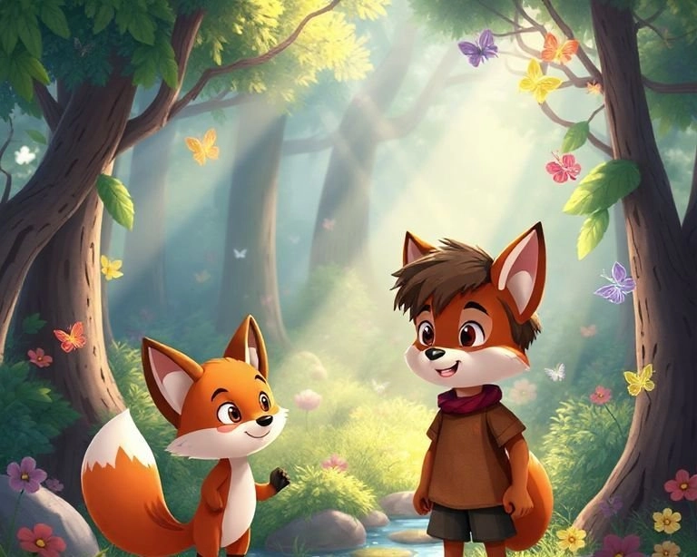 Cesur Çocuk ve Çakalının Macerası Masalı