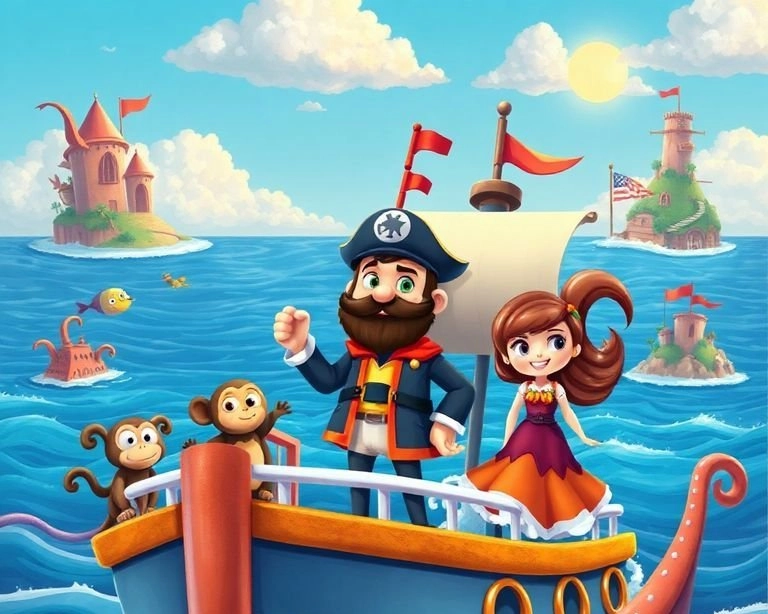 Denizci Kaptanın Maceraları Masalı