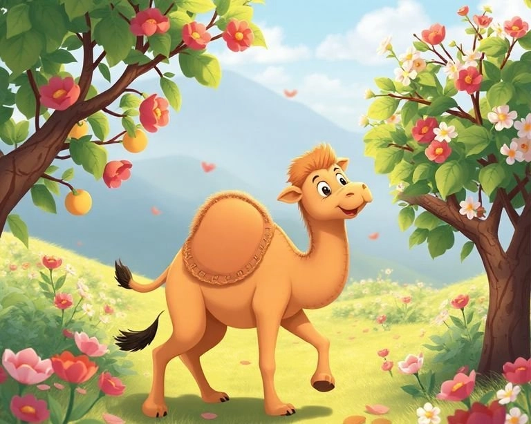 Deve'nin Büyülü Bahçesi Masalı Deve'nin Büyülü Bahçesi Masalı