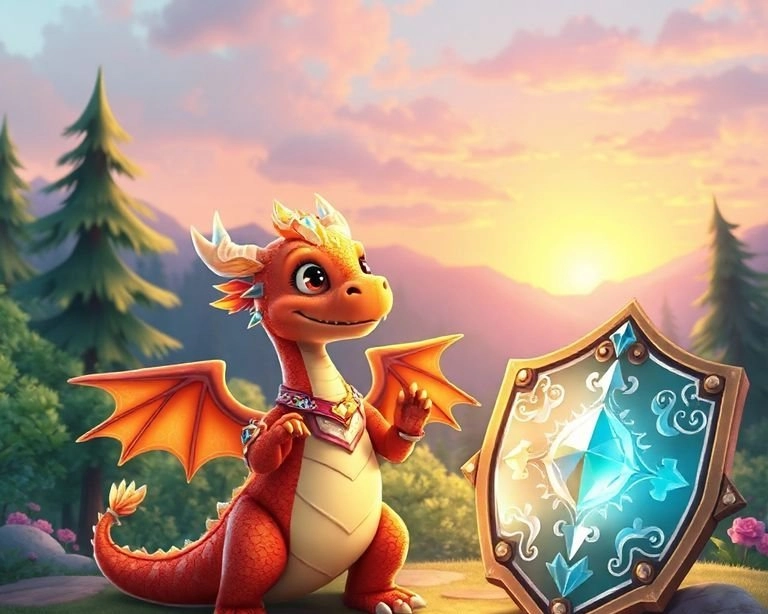 Ejderha Şövalye ve Kristal Kalkan Masalı Ejderha Şövalye ve Kristal Kalkan Masalı