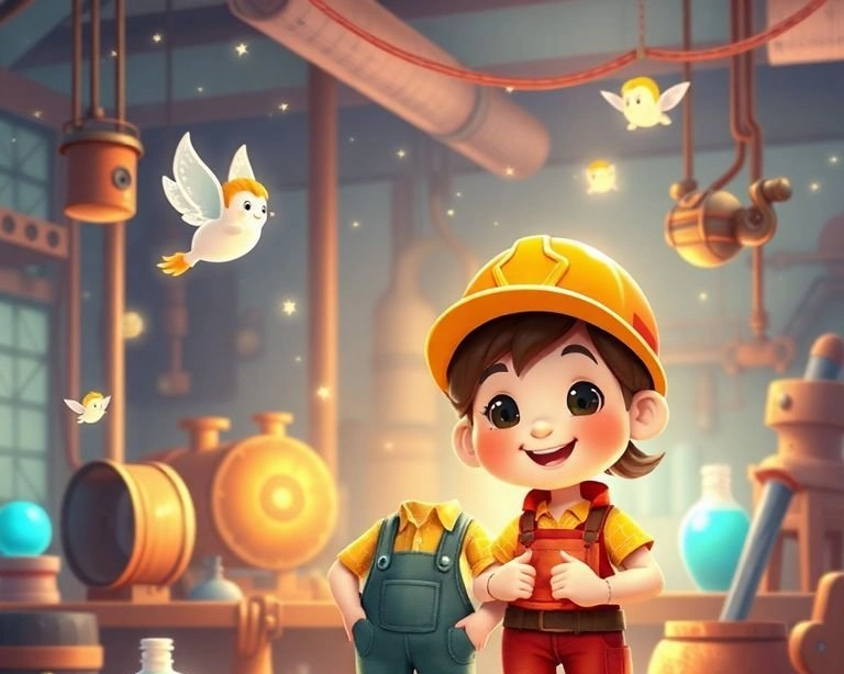 Fabrika İşçisi'nin Büyülü Yolculuğu Masalı Fabrika İşçisi'nin Büyülü Yolculuğu Masalı