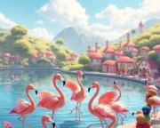 Flamingo Köyü'nün Gizemli Sırrı Masalı Flamingo K