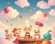 Garson Gökkuşağının Büyülü Tatları Masalı Garson G