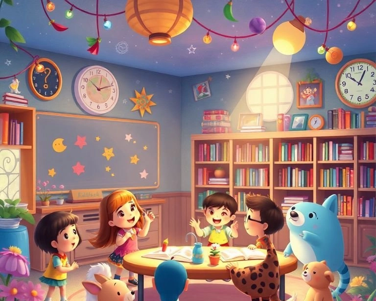 Gökkuşağı Okulu ve Renkli Dersler Masalı Gökkuşağı Okulu ve Renkli Dersler Masalı