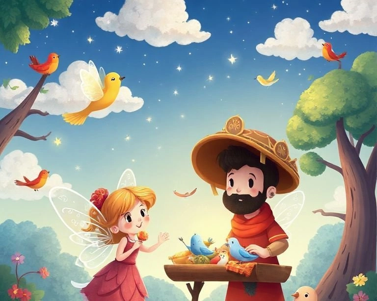 Gökyüzü Perileri: Kuş Satıcısının Gizemi Masalı