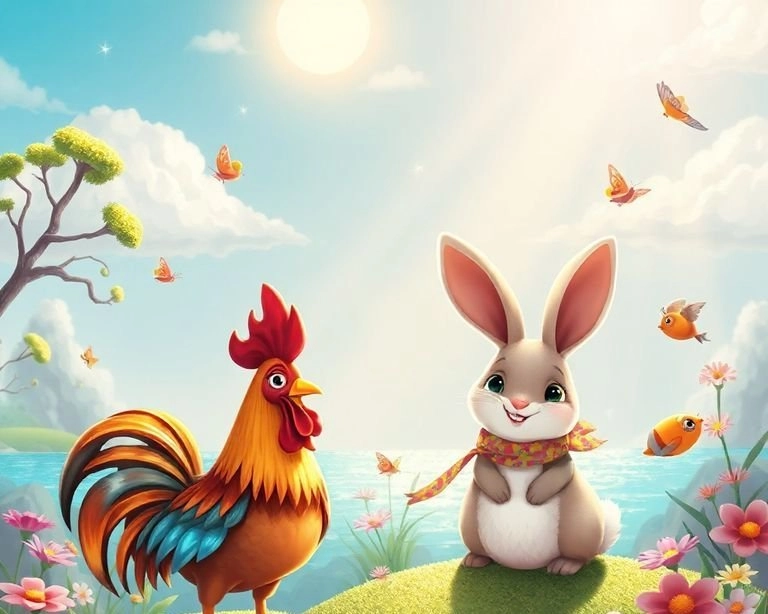 Horozun Masal Adası Masalı Horozun Masal Adası Masalı