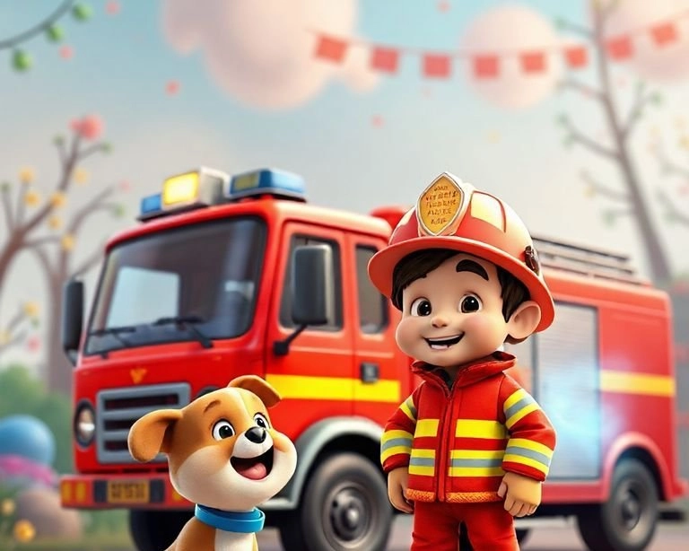 İtfaiyeci Mehmet ve Küçük Köpek Masalı İtfaiyeci Mehmet ve Küçük Köpek Masalı