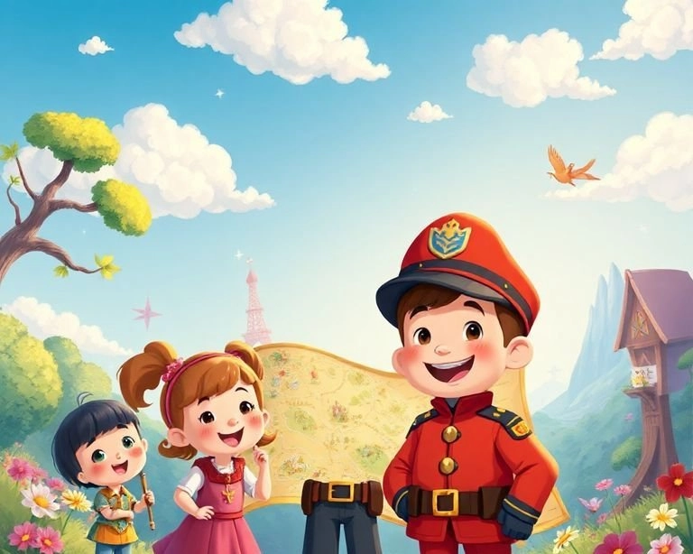 Jandarma ve Şifreli Harita Masalı Jandarma ve Şifreli Harita Masalı