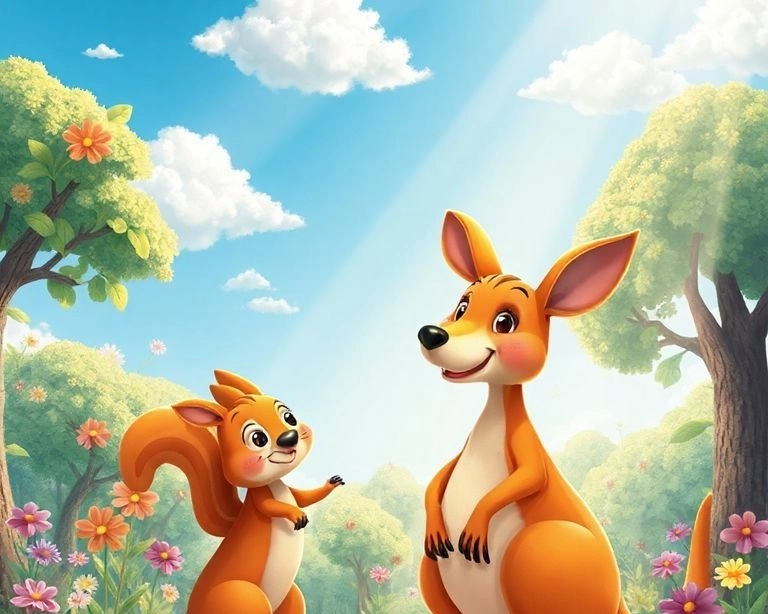 Kangurunun Dostu Masalı Kangurunun Dostu Masalı