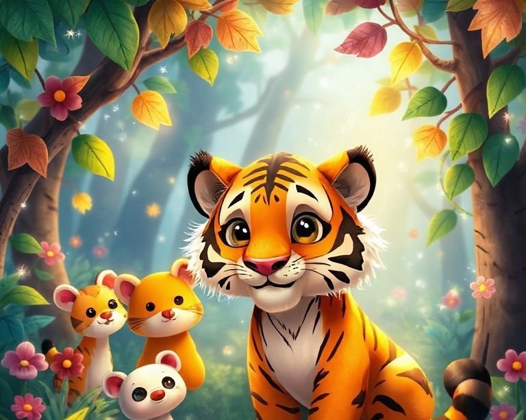 Kaplanın Gözüpek Macerası Masalı Kaplanın Gözüpek Macerası Masalı