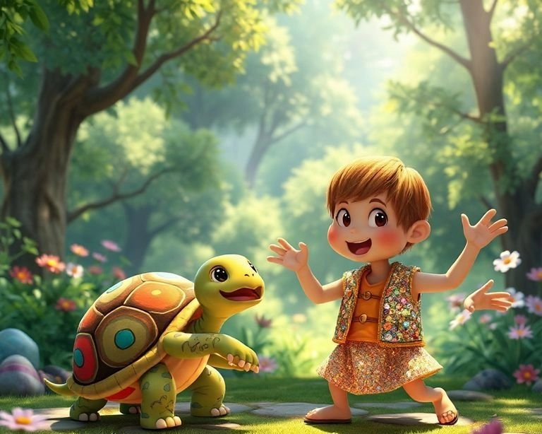 Kaplumbağa ve Tavşanın Yarışı Masalı Kaplumbağa ve Tavşanın Yarışı Masalı