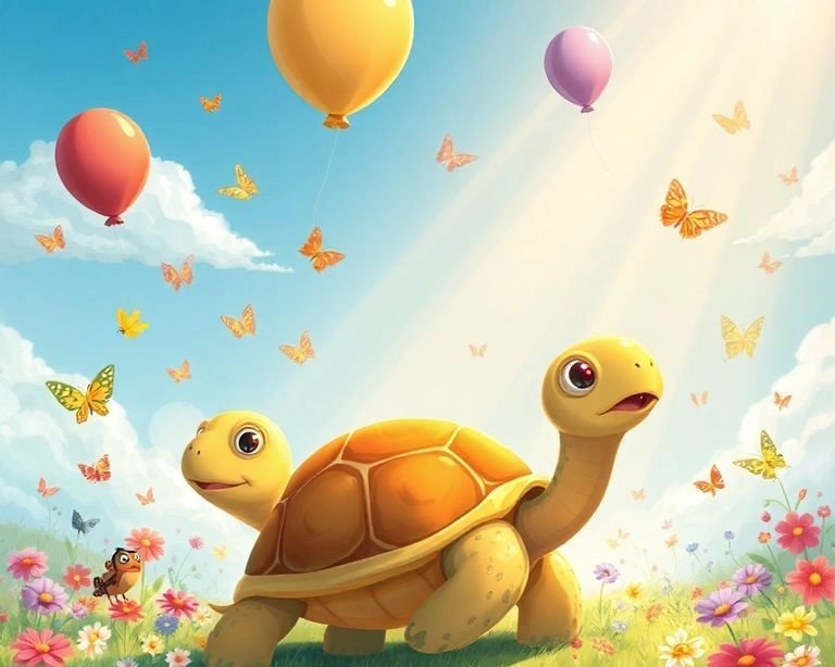 Kaplumbağa'nın Mutlu Günü Masalı Kaplumbağa'nın Mutlu Günü Masalı