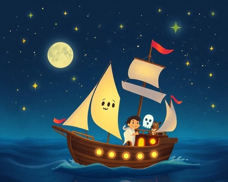 Karanlık Suların Gölgesinde Hayalet Gemisi Masalı Karanlık Suların Gölgesinde Hayalet Gemisi Masalı