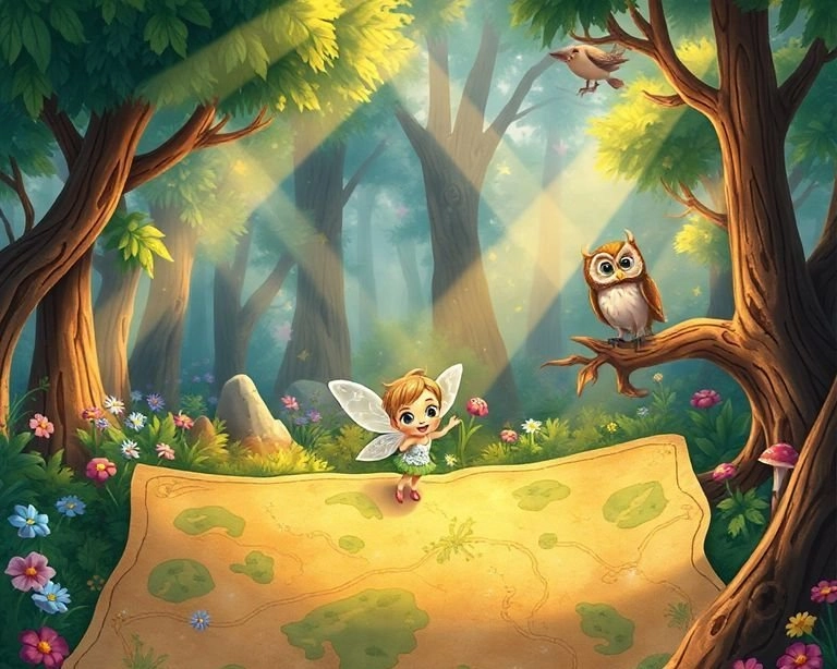 Kayıp Ormanın Sihirli Haritası Masalı Kayıp Ormanın Sihirli Haritası Masalı