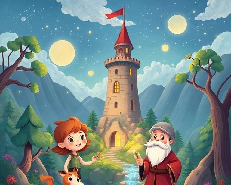 Kayıp Şehirdeki Gizemli Kule Masalı