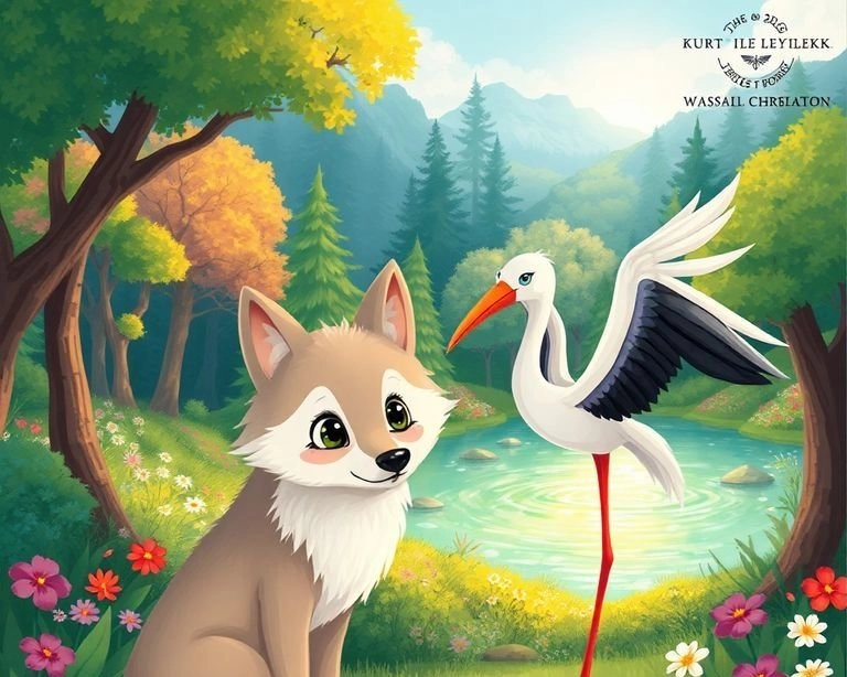 Kurt ile Leylek: Yardımlaşmanın Önemi Masalı Kurt ile Leylek: Yardımlaşmanın Önemi Masalı