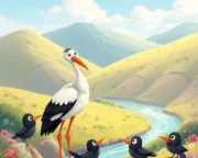 Leylek ile Kargalar: Saygı ve Hoşgörü Leylek ile