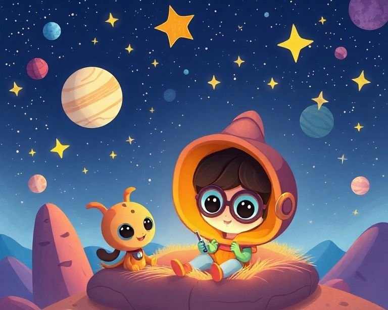 Luna'nın Kayıp Yıldızı: Uzay Dedektifi Macerası Masalı Luna'nın Kayıp Yıldızı: Uzay Dedektifi Macerası Masalı