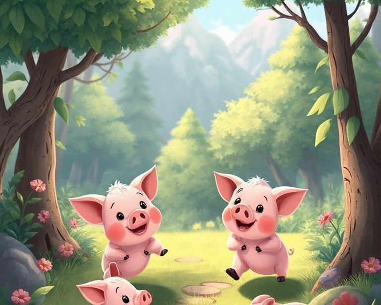 Maceranın Çatısı: Üç Küçük Domuzcukların Macerası Masalı