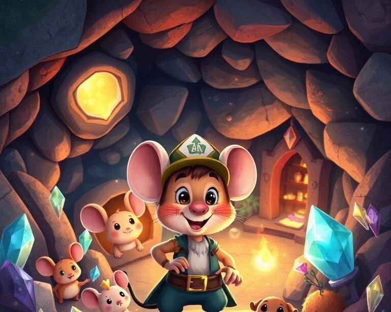 Madenci Fare ve Sihirli Maden Masalı